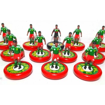 Subbuteo Andrew Table Soccer Cameroon 1990 World Cup Team on WSB Professional bases